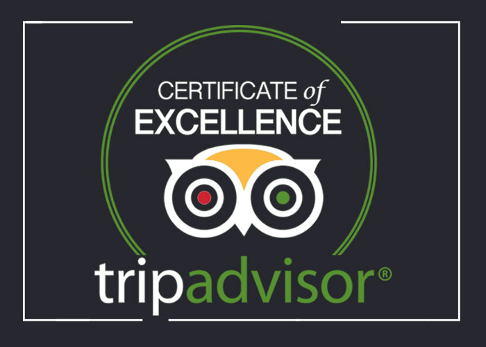 Tripadvisor certificate of excellence