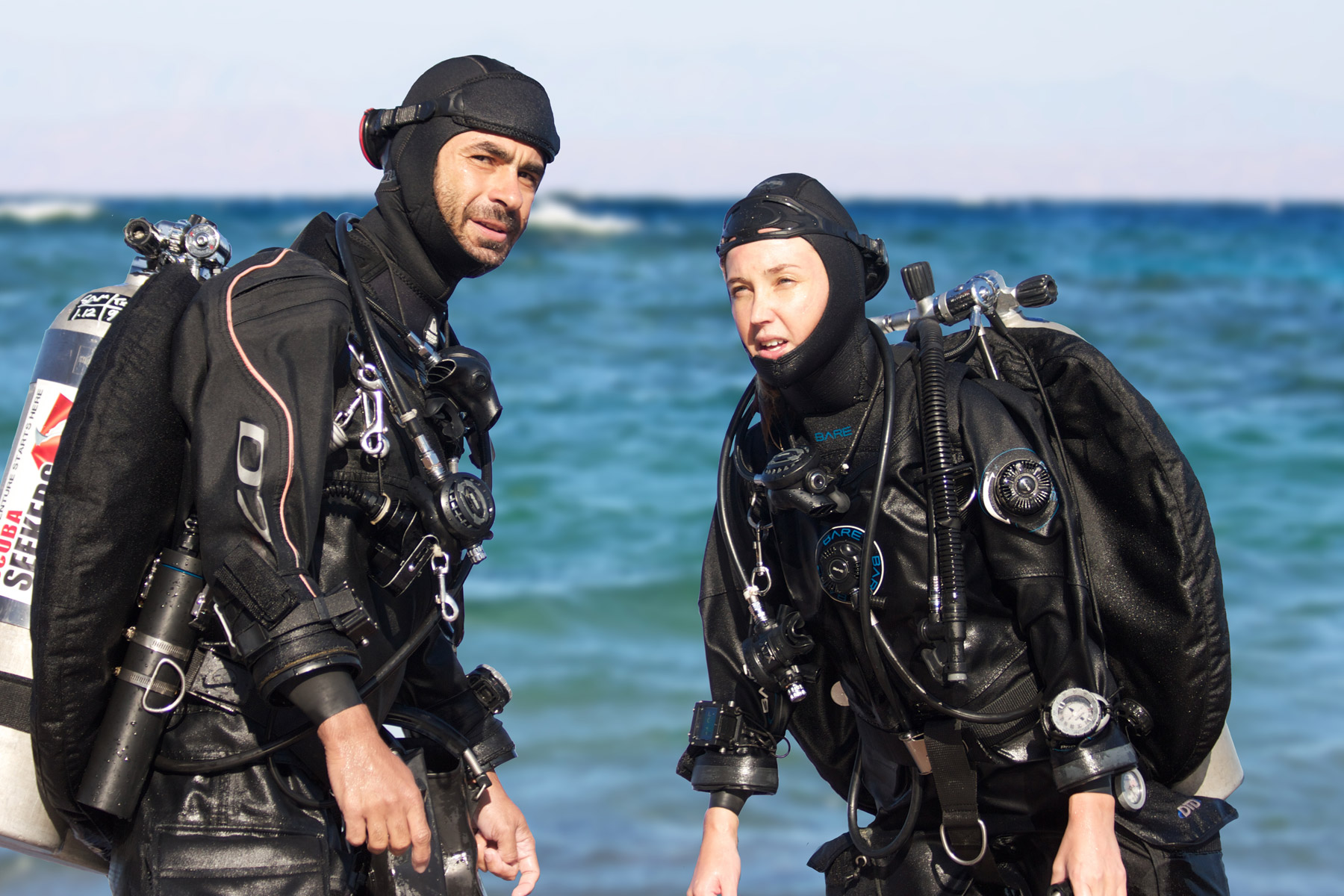 Tec divers at Dahab's beach