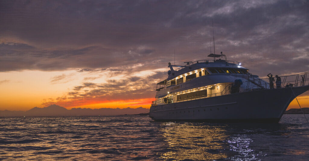 MV Legends II dive safari boat on the water