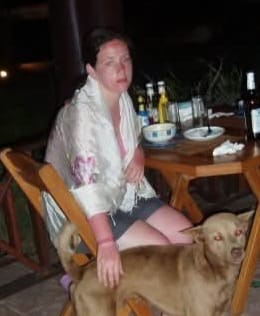 Alex on holiday in Thailand in 2006, the year she first learned to dive